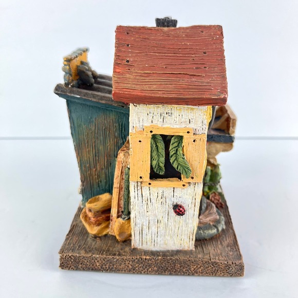 FIGI Graphics Town Square Birdhouse Tweetie Town Hall Composite Miniature - Picture 4 of 6